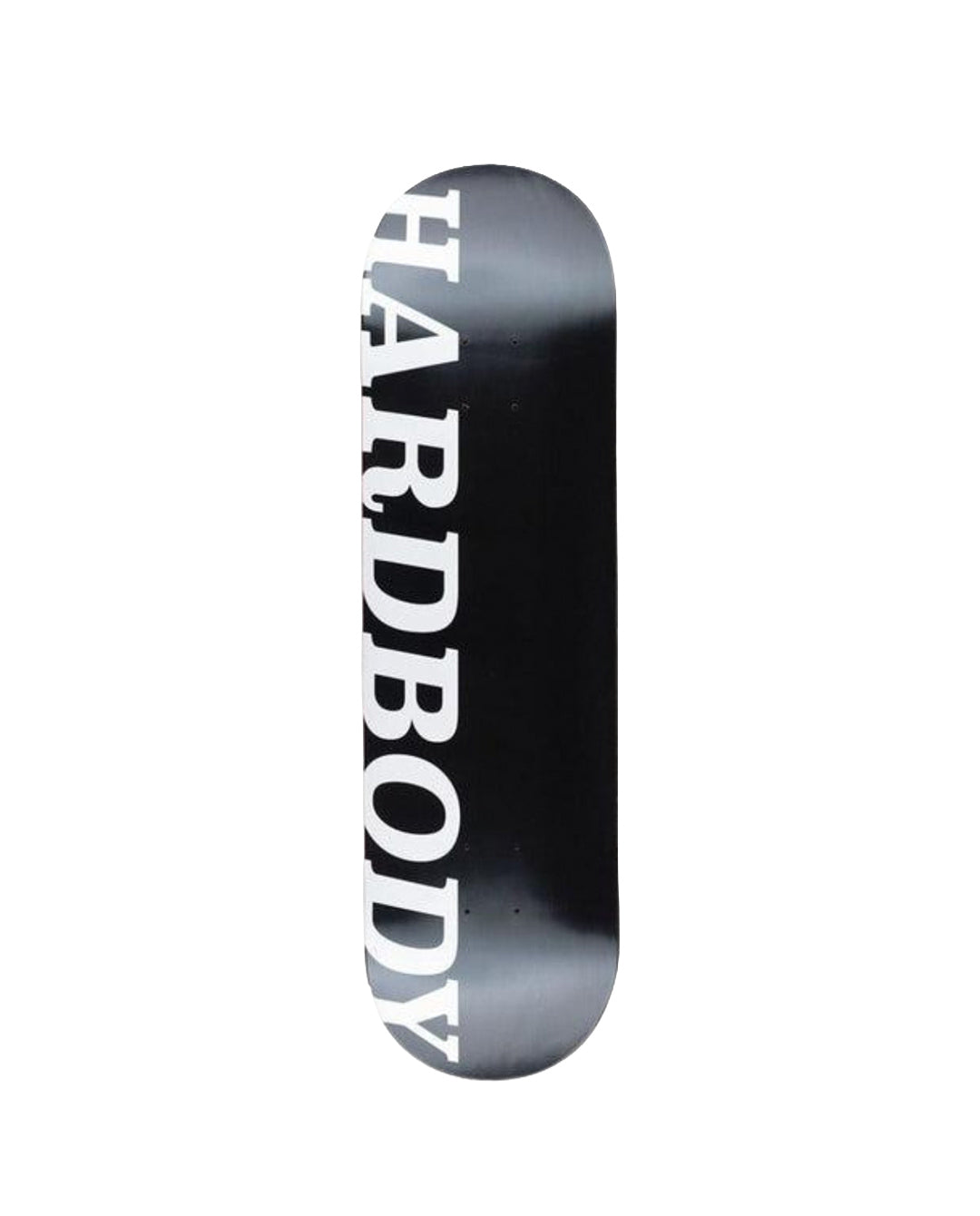 HARDBODY - Classic Logo Deck - Black / White - 8.38"