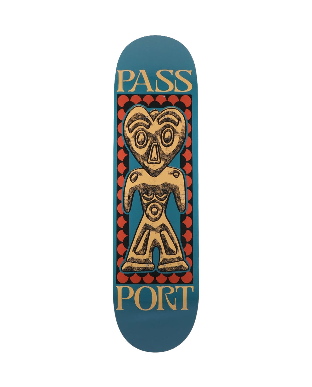 Pass~Port - Dogu Series - Heart Head Deck - 8.5"