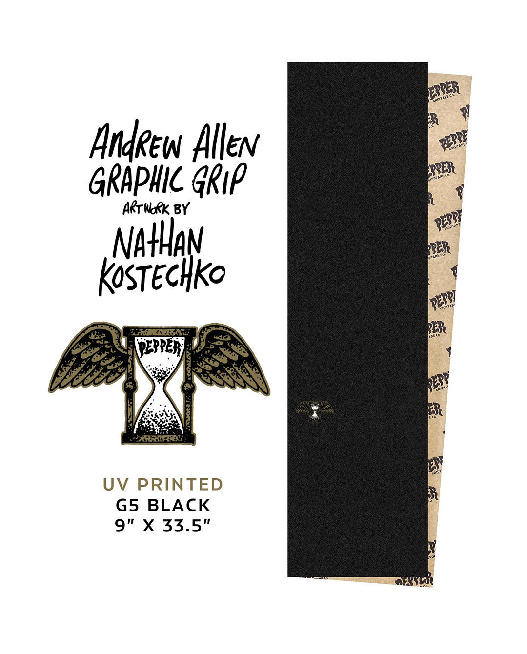 Pepper Grip - Andrew Allen 9.5" Sheet