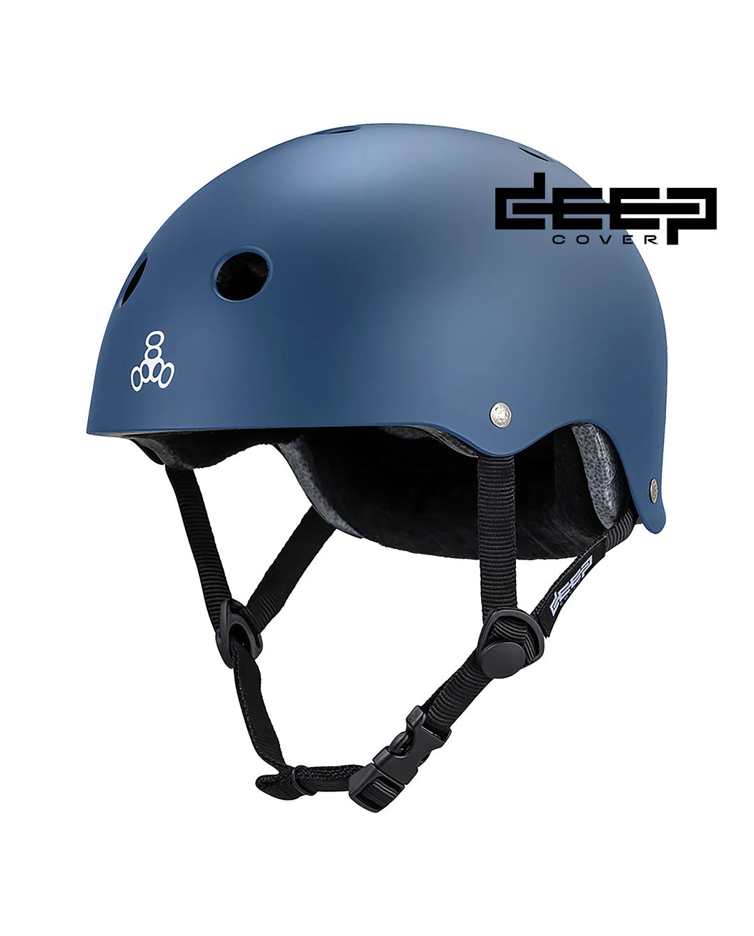 Triple 8 - Deep Cover Helmet - Matte Navy