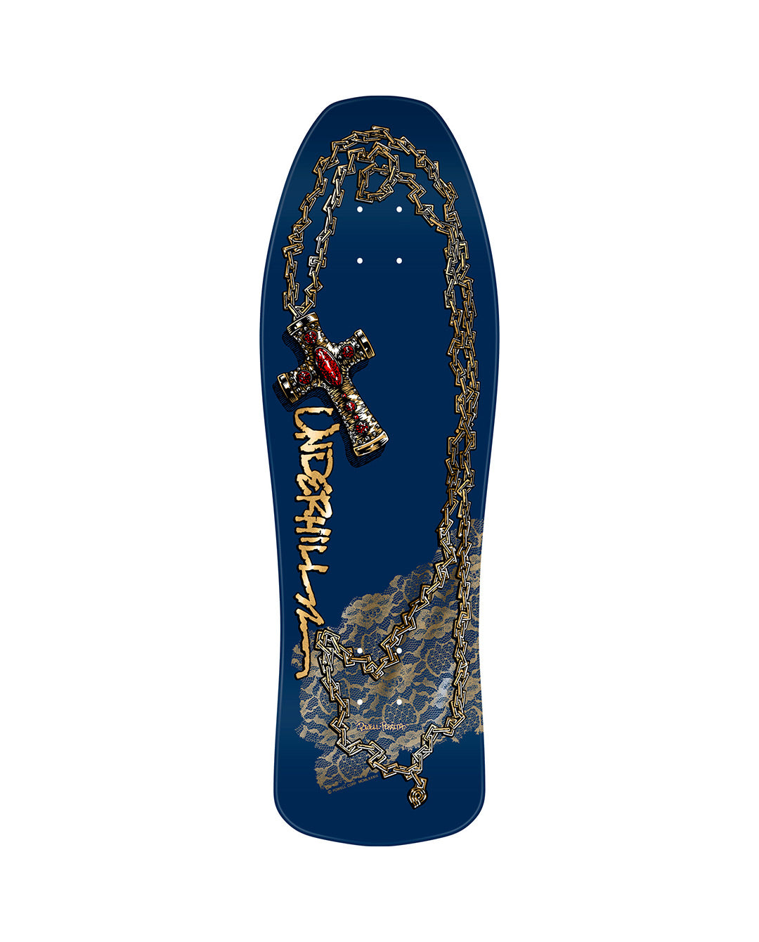 Powell Peralta - Ray Underhill Cross 04 - Navy / Gold Foil Deck