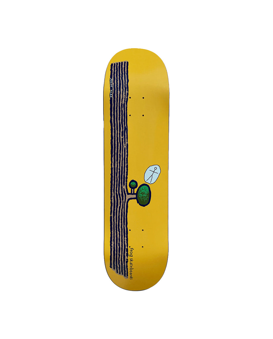 Frog - Tree Jump - Jesse Alba Deck (Orange) - 8.25"