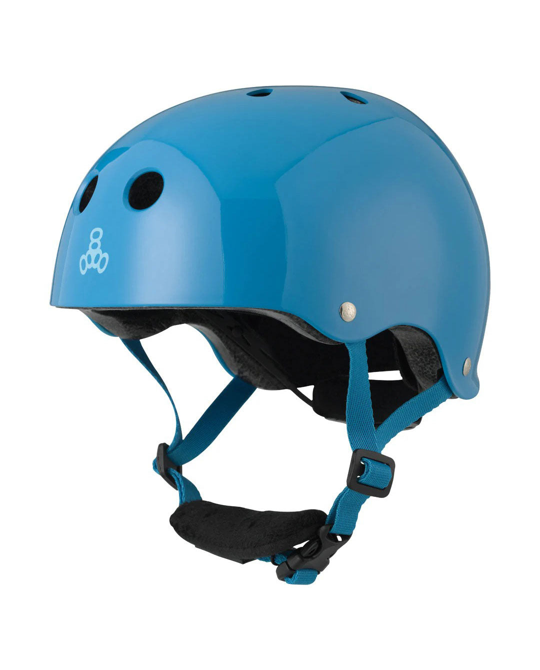 Triple 8 - Lil 8 Certified Youth Helmet - Blue Gloss