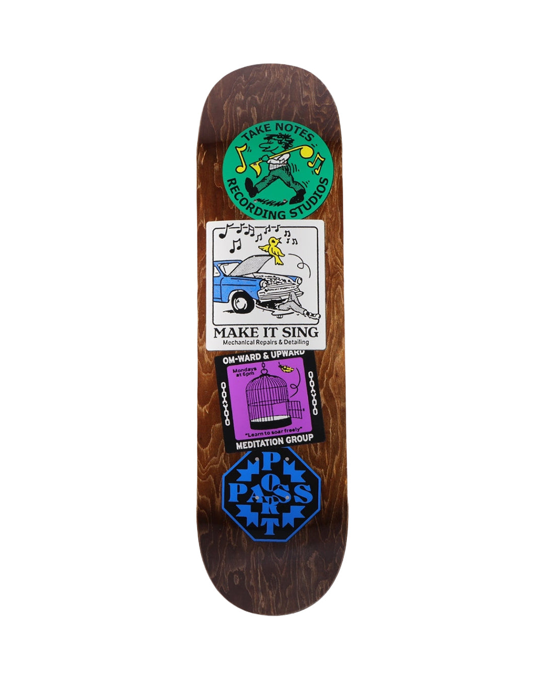 Pass~Port - Coaster Series - Om-Ward & Upward Deck - 8.375"