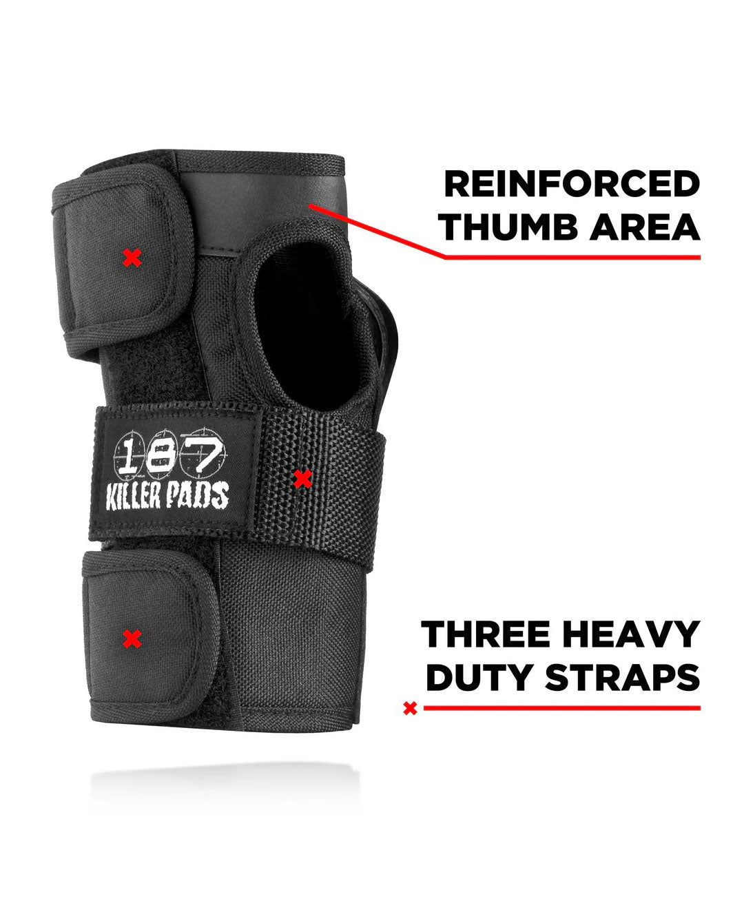 187 - Wrist Guards - Black