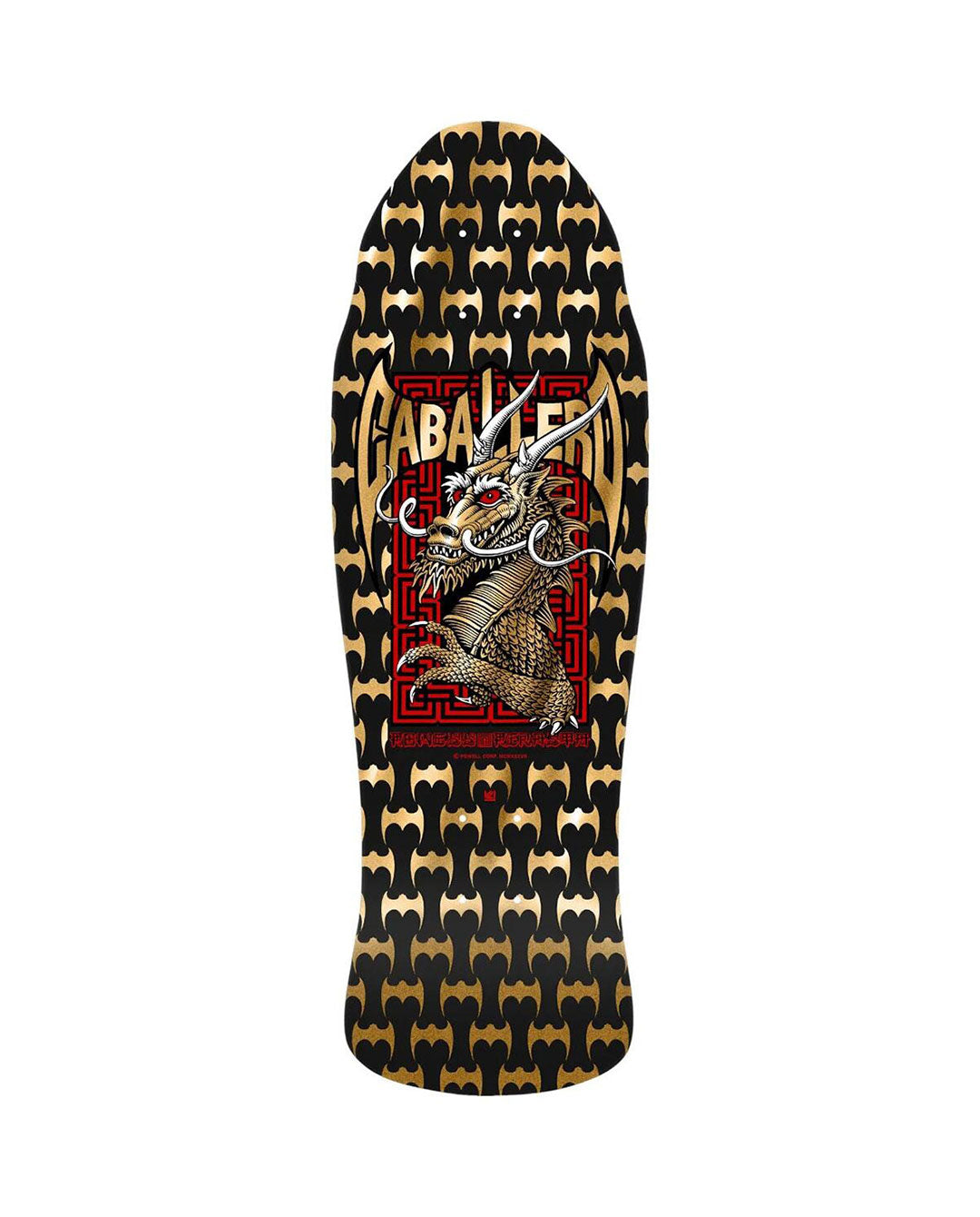 Powell Peralta - Caballero Chinese Dragon - Black / Gold Foil Deck