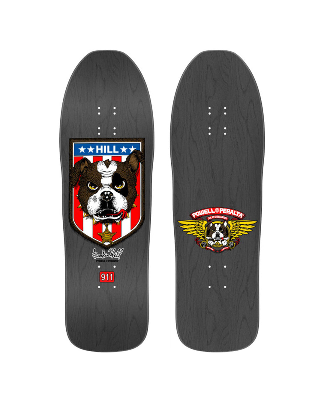 Powell Peralta - Frankie Hill Bull Dog 09 Grey Stain Deck